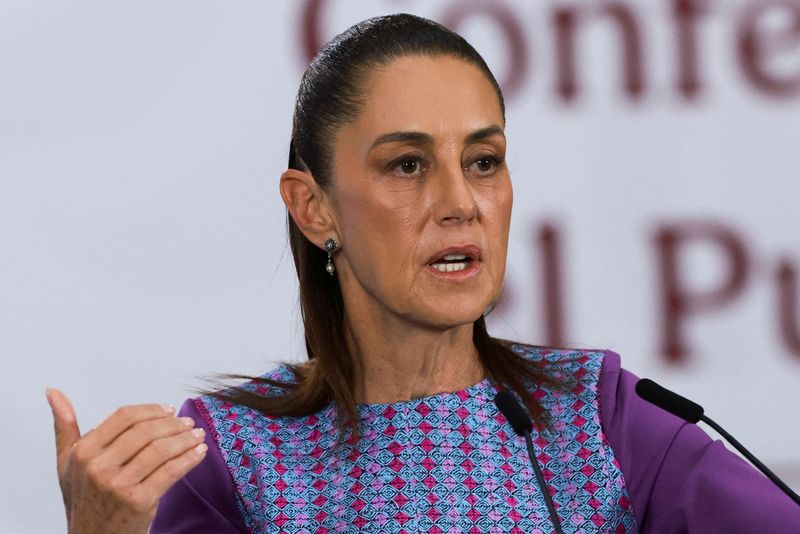 Exclusive-Mexico’s Sheinbaum tells her party that officials should quit if tied to corruption, sources say