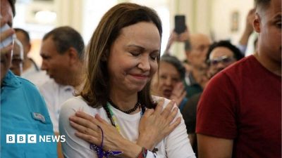 Venezuelan opposition leader María Machado returns after months in exile