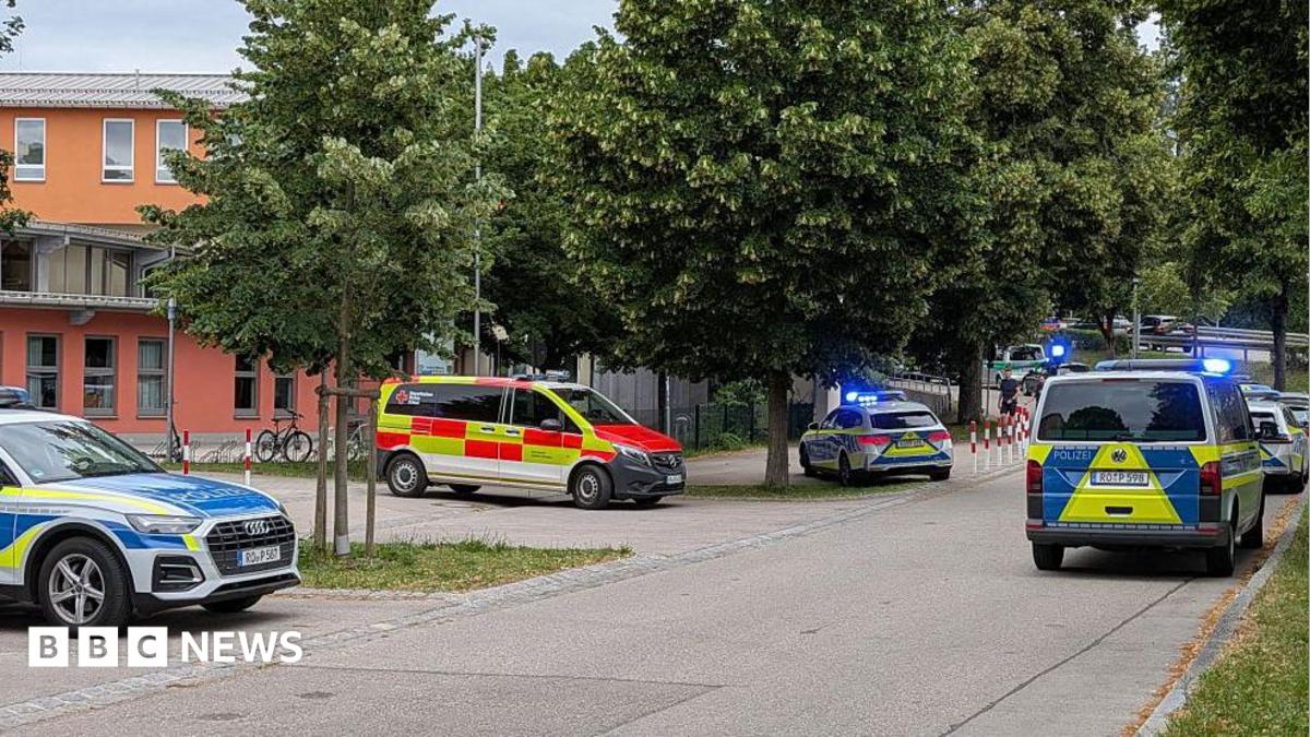 Teenager arrested after two girls, 13, seriously injured in German school attack