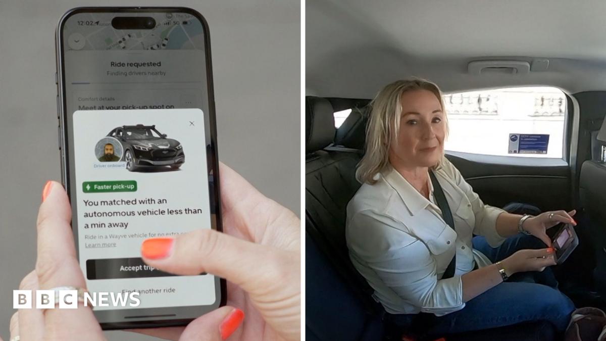 Watch: Uber launches UK's first robotaxis with a driver - here's what it's like to ride in one