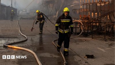 Zelensky condemns 'vile' large-scale Russian attacks that killed 15