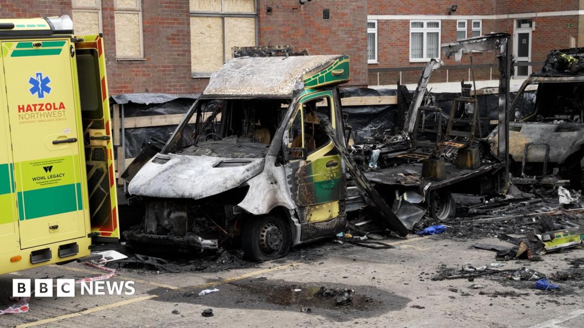 Four plead guilty to arson attack on Jewish community ambulances