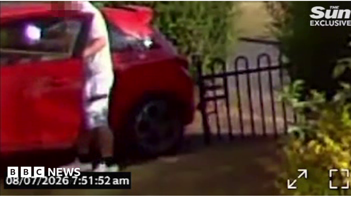 Suspect in Ann Widdecombe murder seen on CCTV getting into car with object