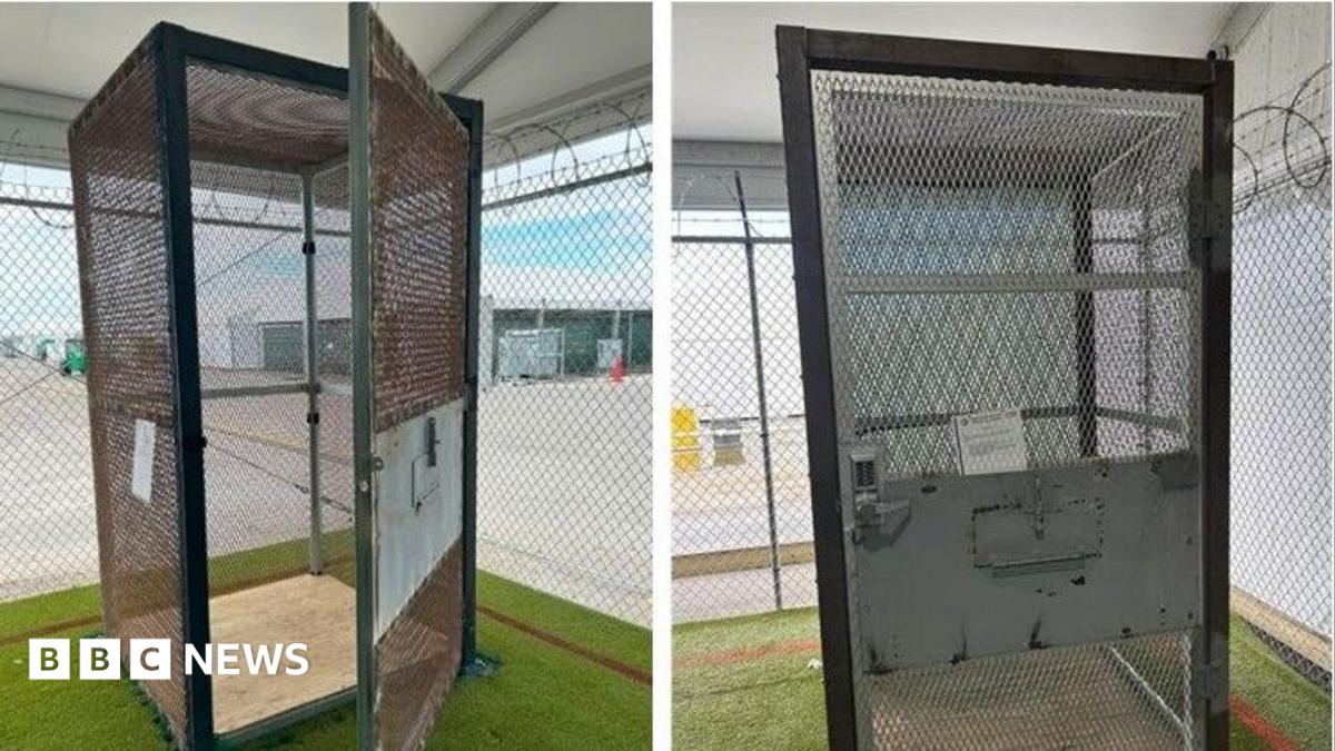 Immigrants held in small outdoor cages at 'Alligator Alcatraz' in Florida, investigators find