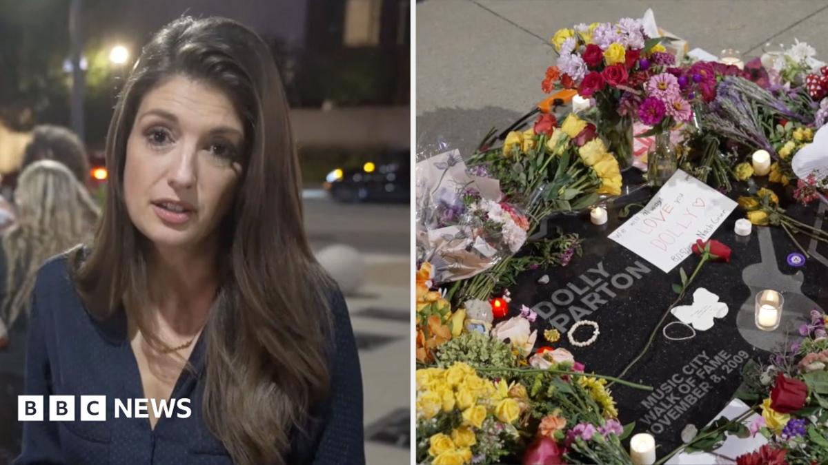 Watch Nashville fans lay flowers in tribute