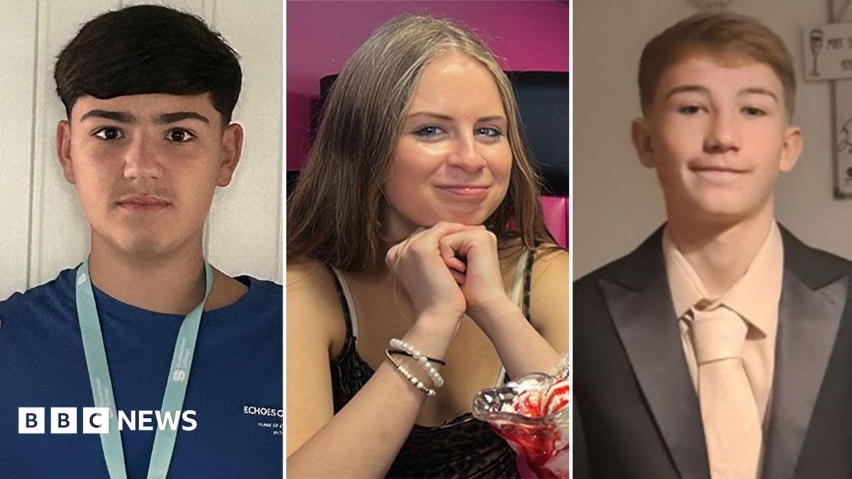 Teens who died in car which entered river named