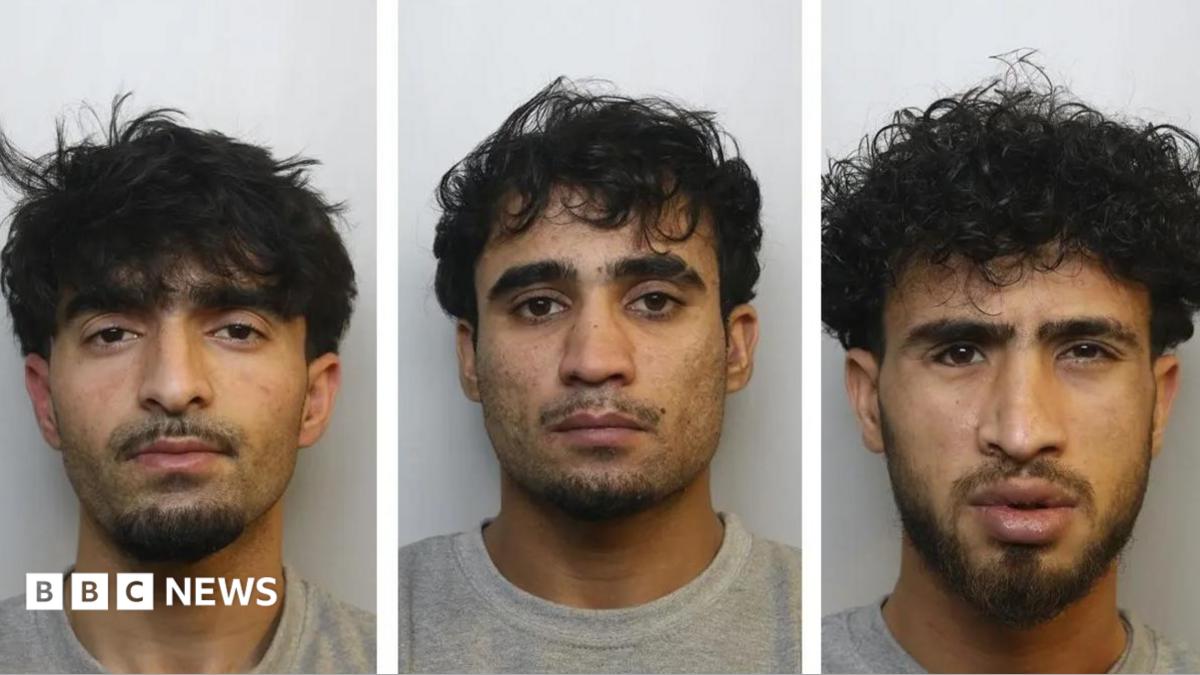 Afghan men jailed for rape of teenager after being caught fleeing UK by French police
