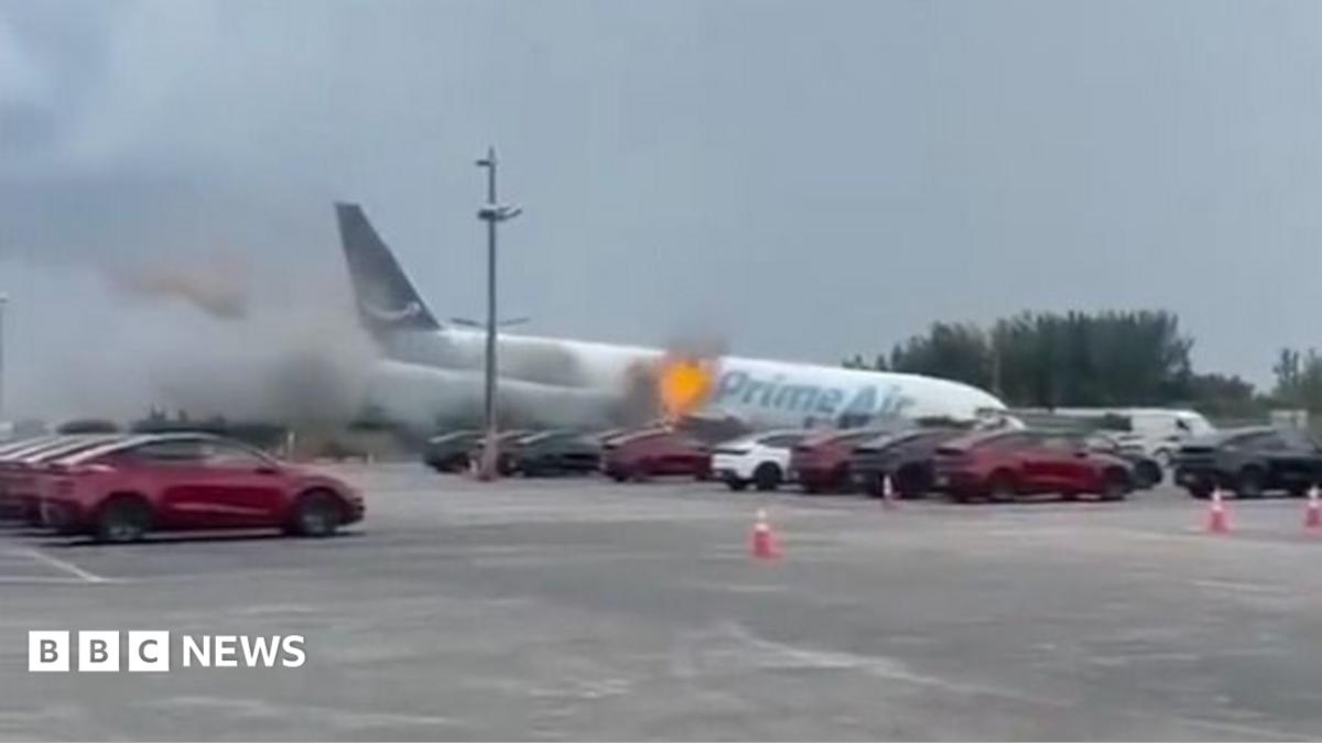 Five killed as Amazon cargo plane crashes at Miami airport
