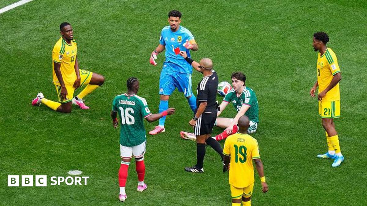 Three red cards - are referees getting tough at this World Cup?