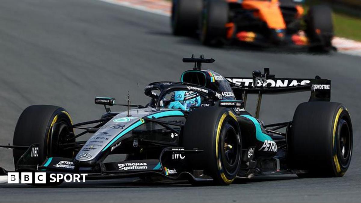 Russell wins Dutch GP sprint from pole position