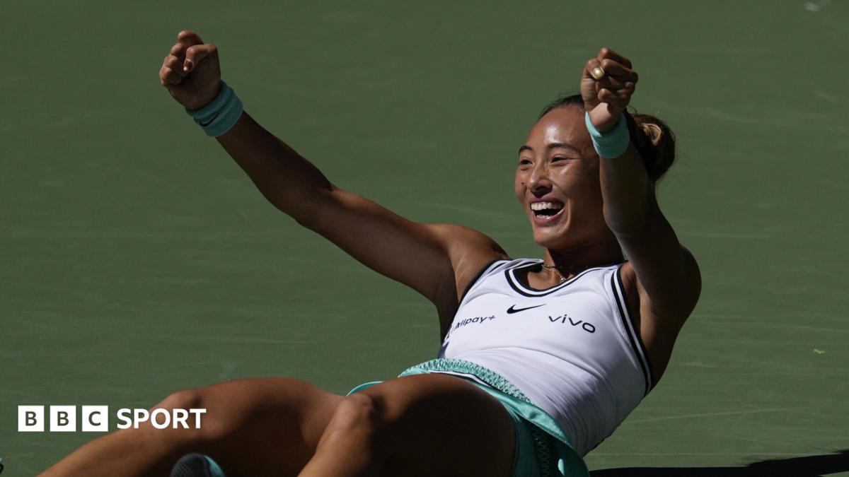 Zheng stuns Swiatek after winning another set from 5-0 down