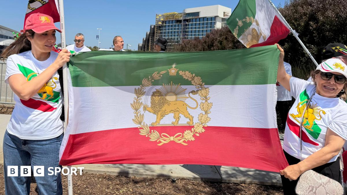 The flag Iranians are not allowed to wave at the World Cup