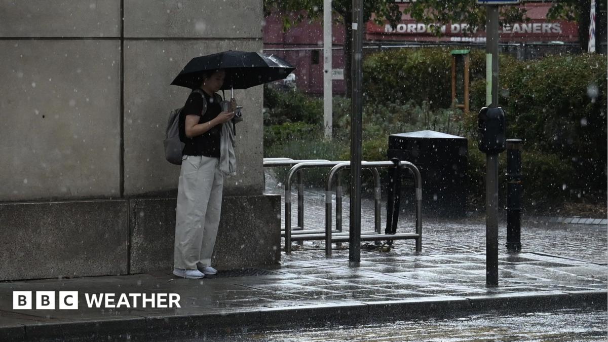 Cooler temperatures with wet and windy weather forecast for UK this week