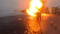 'Ship buster' missiles sink old US warship in live fire training off Scotland