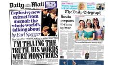 The Papers: 'Monstrous words' and 'Russia to ramp up war'