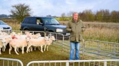 Sheep stolen from Clarkson's Diddly Squat Farm