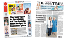 'Defence black hole' and 'Starmer's gift to Burnham'