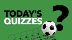 Flex your football brain with our daily quizzes