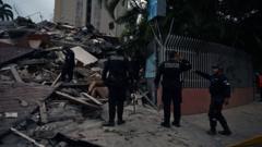 Magnitude 7.1 earthquake rocks Venezuela as buildings shake in Caracas