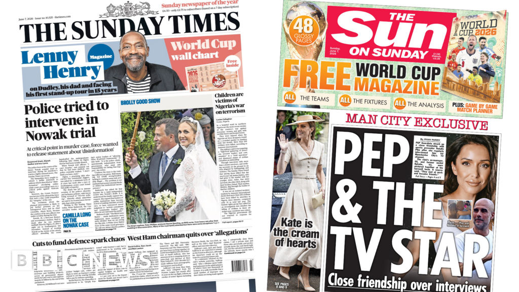 The Papers: 'Cuts to fund defence spark chaos' and 'Kate the cream of hearts'