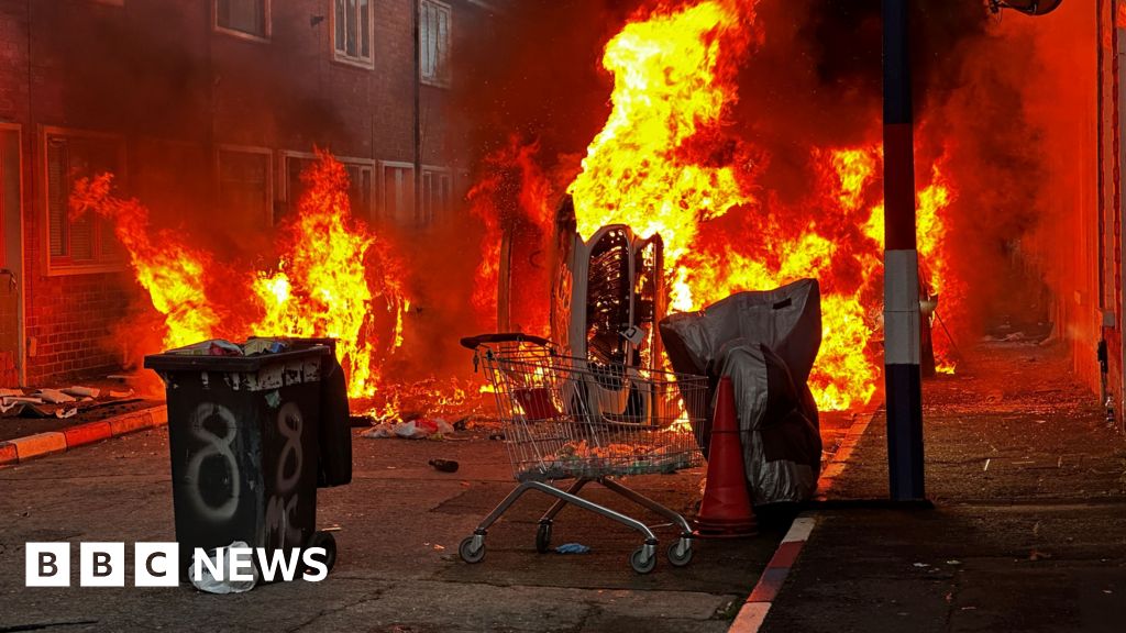 Violence erupts in Belfast as man charged over knife attack