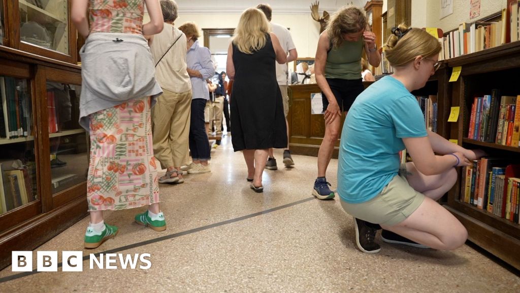 Watch: Historic US-Canada border library gets new Quebec-only entrance