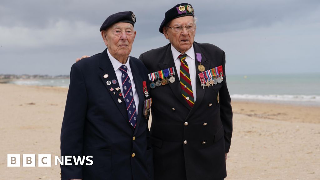 D-Day veterans mark 82nd anniversary as nearly 100 British names added to memorial