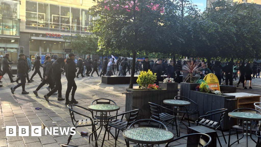 Protests across Scotland follow Belfast knife attack