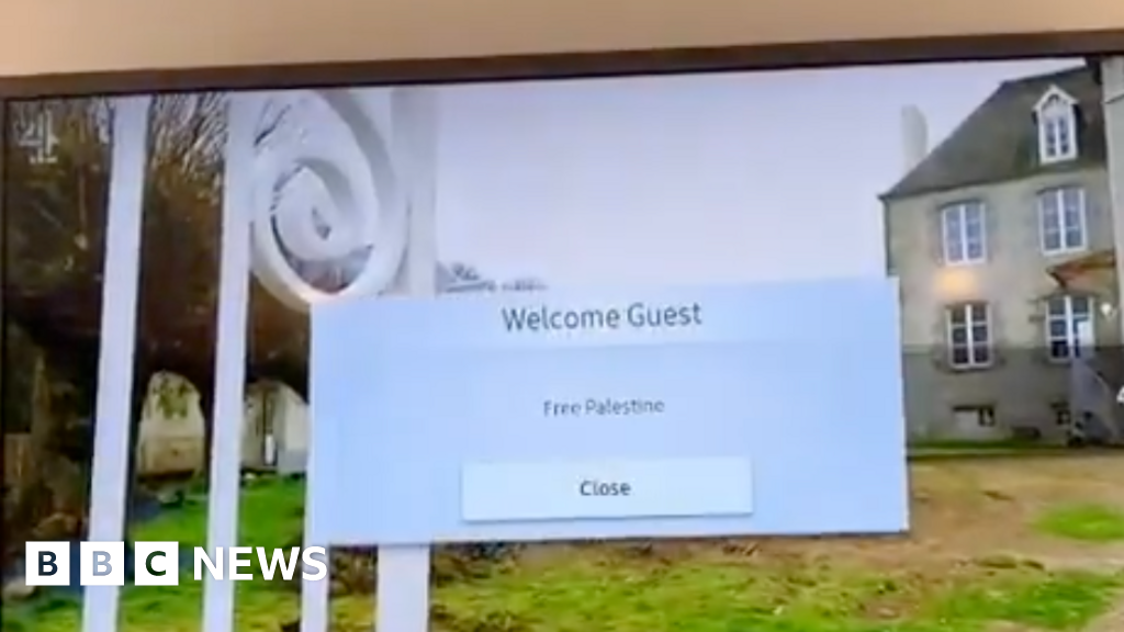 Travelodge sorry for 'Free Palestine' greeting on room TV
