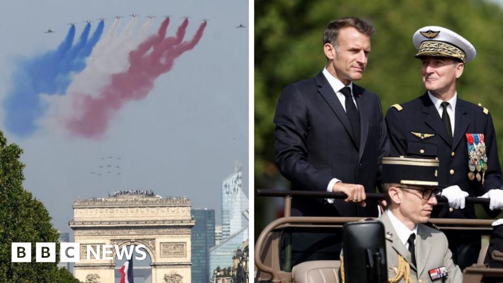Fanfare and flyovers as France celebrates Bastille Day