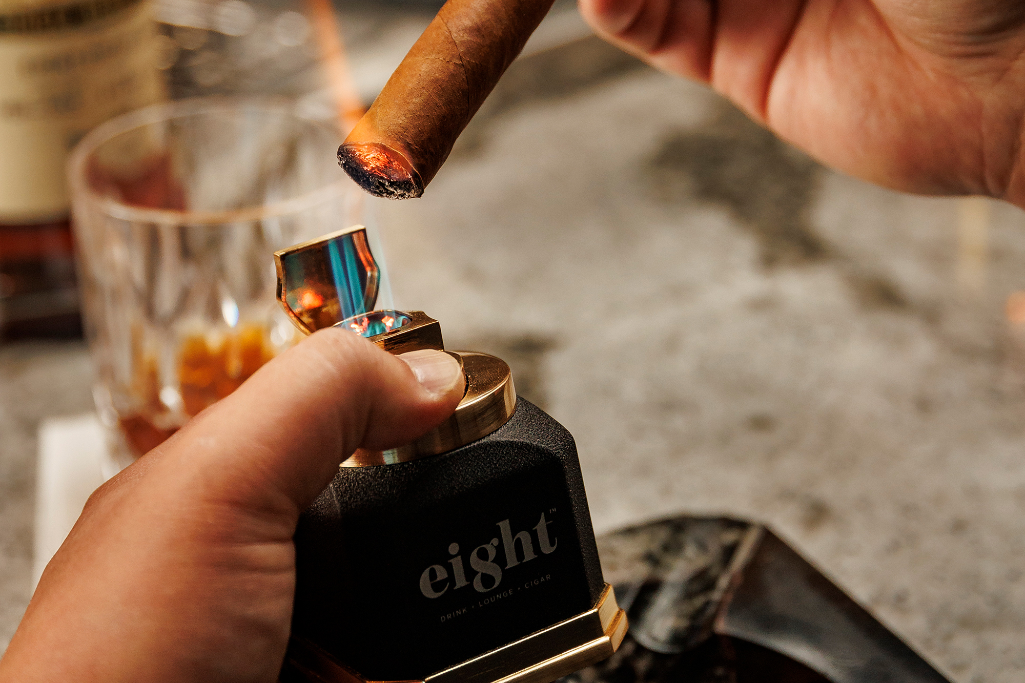 Learn to roll, pair and properly enjoy a cigar with expert guidance from Eight Lounge