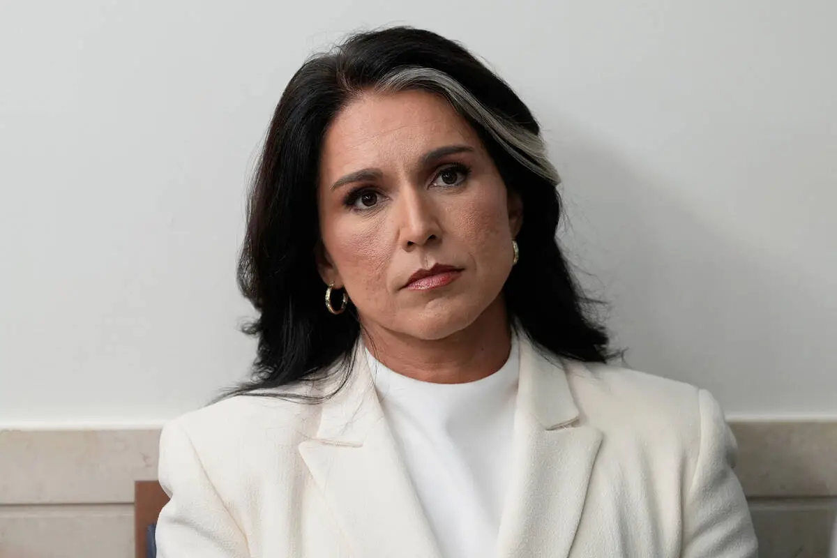 Citing her husband’s health, Tulsi Gabbard resigns as director of national intelligence,