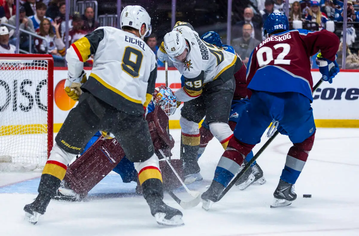 What channel is Golden Knights vs. Avalanche Game 2 on? TV, streaming, radio info
