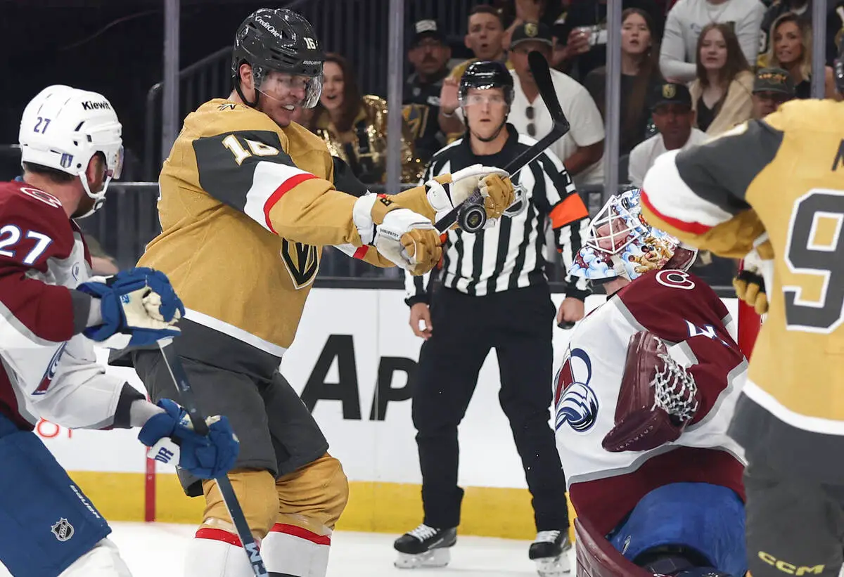 Knights notebook: Dorofeyev laughs it off, MacKinnon update, high ratings