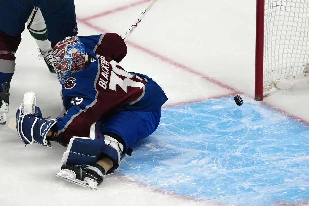 Hoping to stave off elimination, Avalanche turn to goalie Mackenzie Blackwood in Game 4