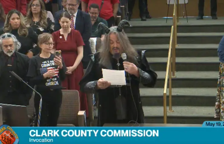 VICTOR JOECKS: Satanist offers invocation at Clark County meeting