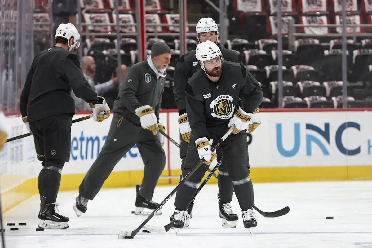 LIVE BLOG: Golden Knights vs Hurricanes Game 1 live score, updates, highlights