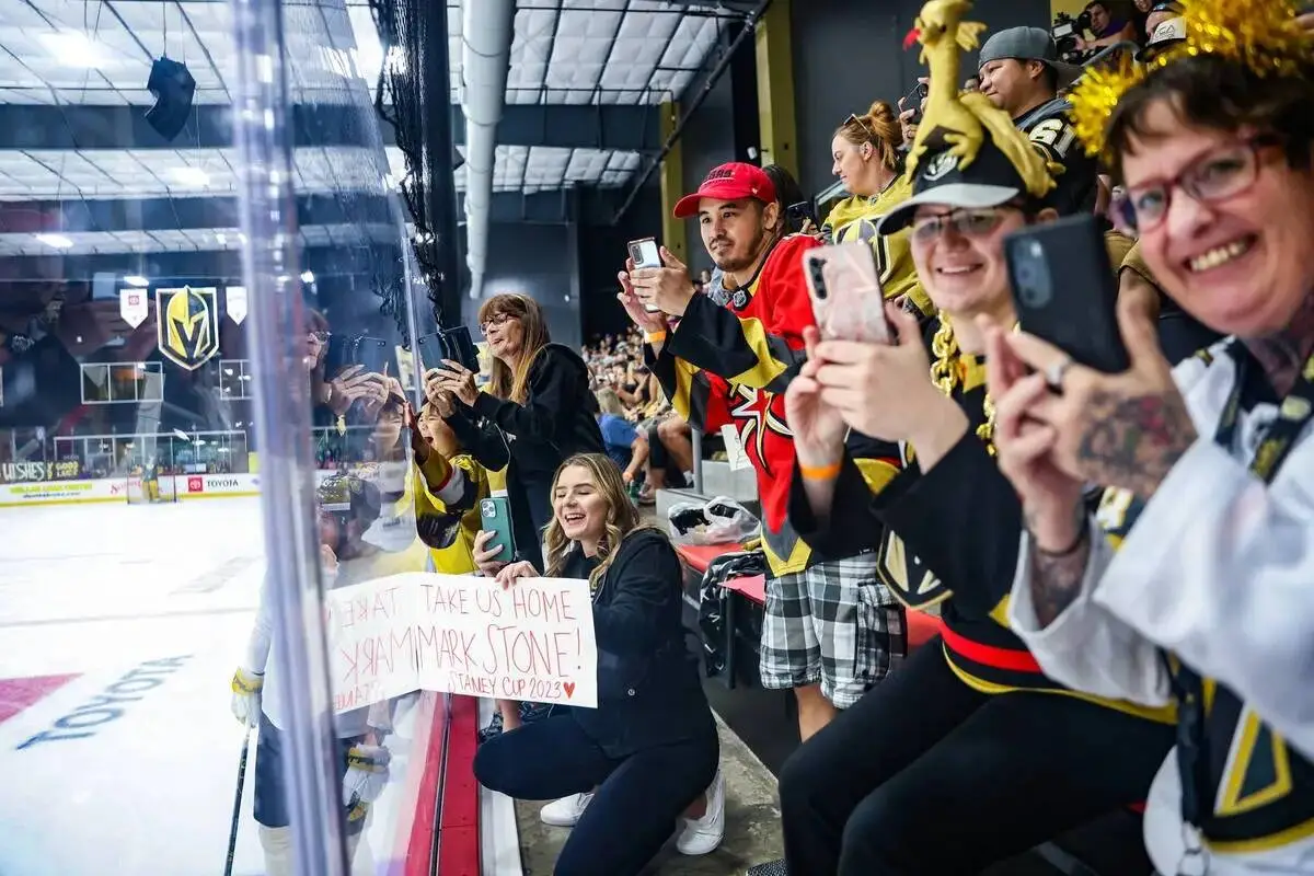 Knights invite fans to Monday practice in Summerlin