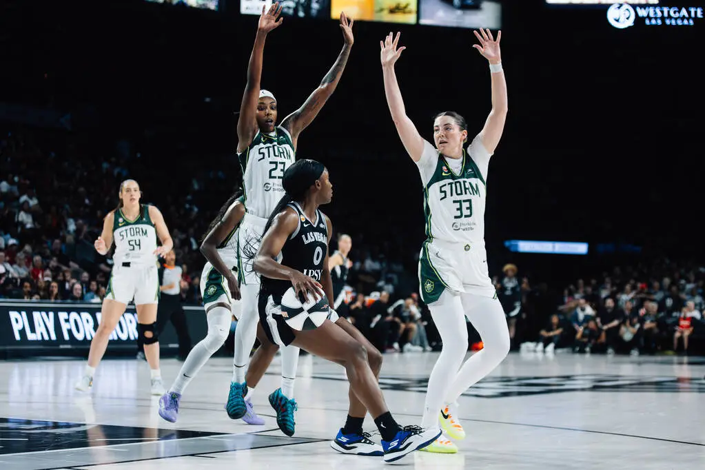 Wilson’s 34 points lifts Aces to win over Storm