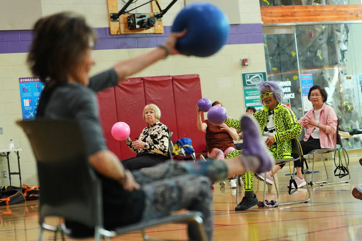 Older fitness instructors provide extra motivation for their peers