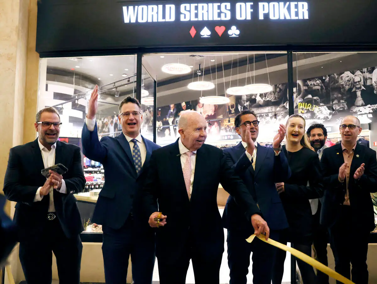 World Series of Poker’s opens flagship store on Strip