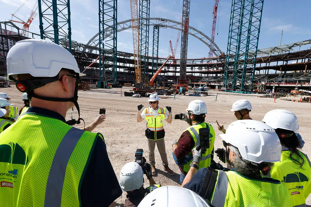 ‘Dream come true’: A’s owner, players marvel over progress on $2B ballpark project