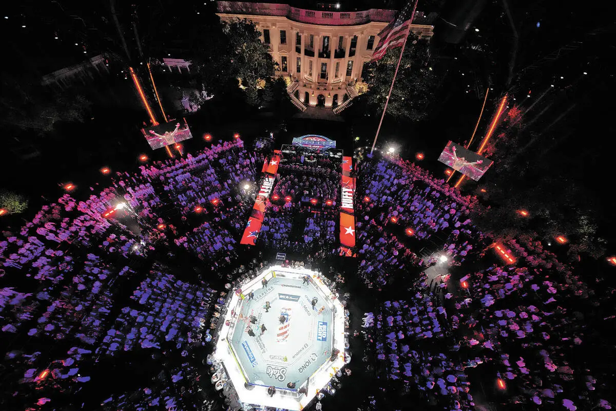 UFC Freedom 250 at White House proves to be anything but normal
