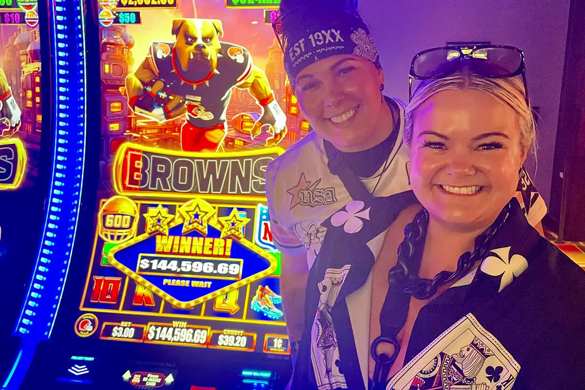 $144K slot jackpot hits at downtown Las Vegas casino