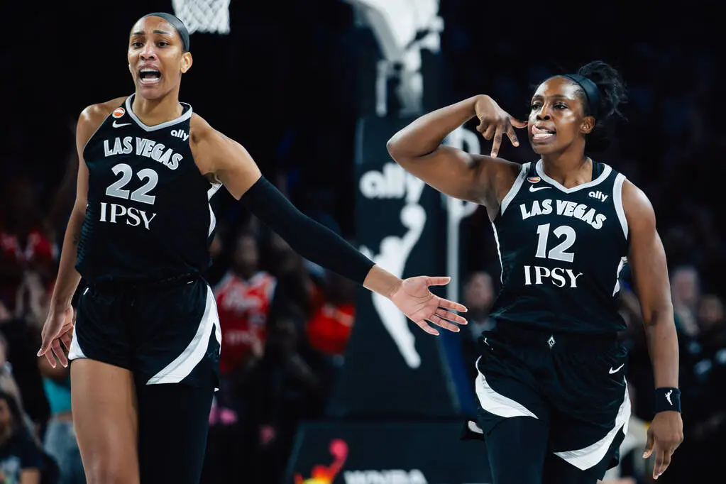 Young leads way in Aces’ blowout win over Valkyries