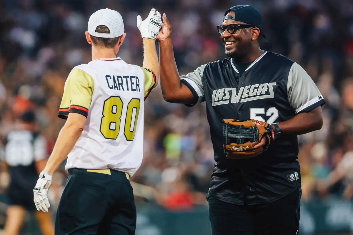 Raiders and Golden Knights face off in annual charity softball game – PHOTOS