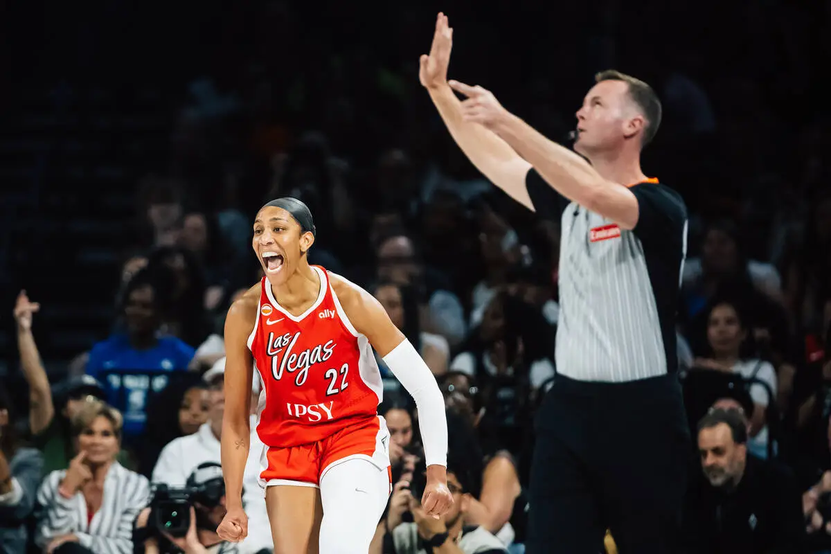 Aces, A’ja Wilson fend off Sky to secure 107-99 road win