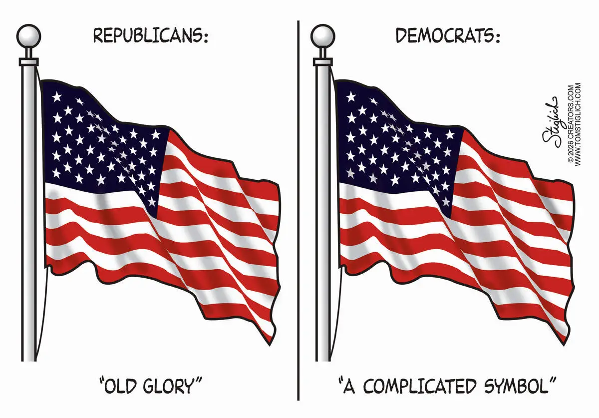 CARTOONS: Thinking about the American flag