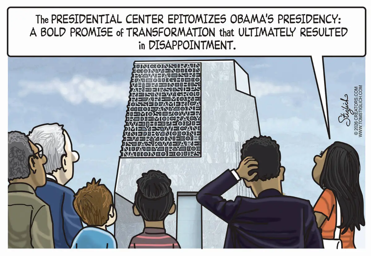 CARTOONS: A fitting summary of Obama’s career