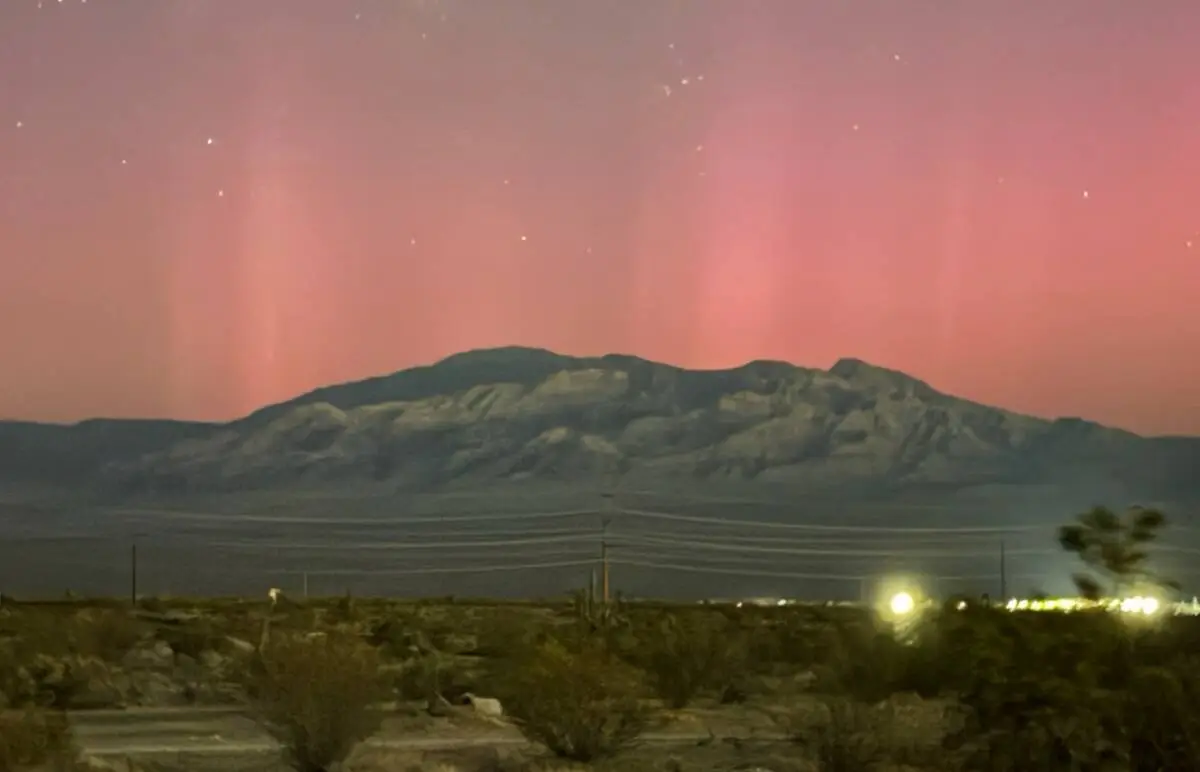 Solar storm returns to north Las Vegas Valley sky — PHOTOS